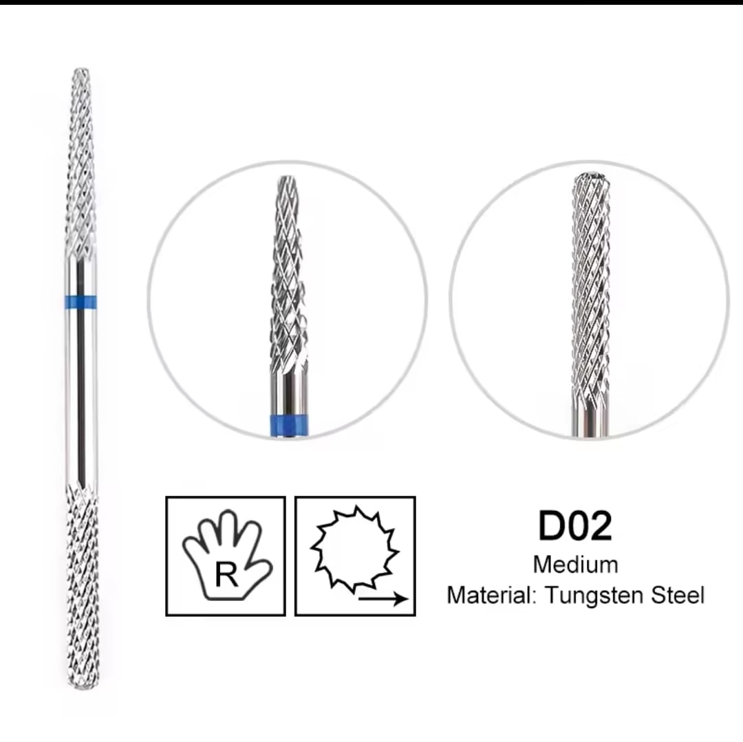 Broca Duplas Carboneto De Tungstênio, Cortes Cruzado