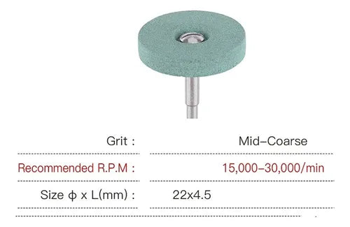 Disco Pedra Diamantada De Acabamento Zirconia E Ceramica
