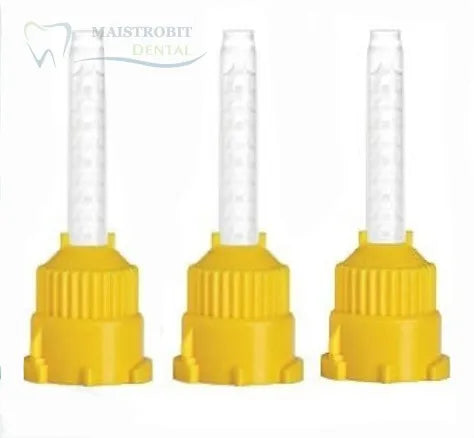 20 Ponta Misturadora Amarela Curta Reduzendo 40% de Silicon usado