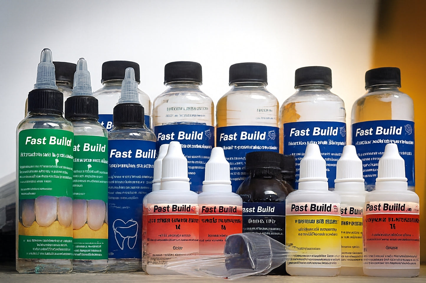 Fast Build V, liquido modelar Viscoso e Controle estrutural.