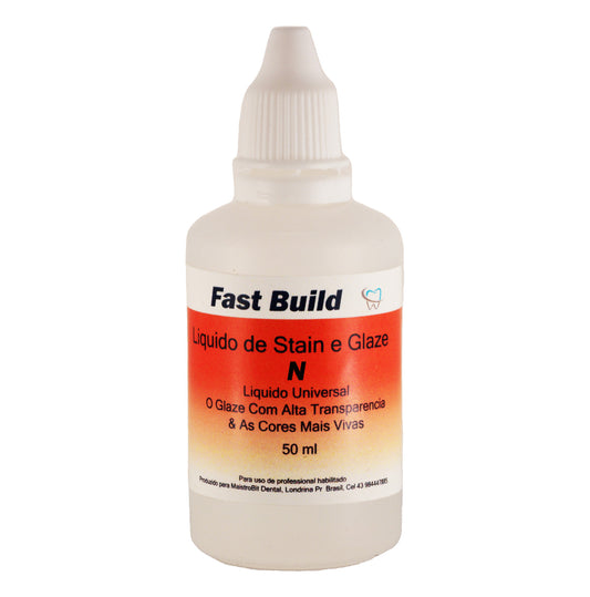 Fast Build, Liquido Do Stain E Glaze ( N ) 50ml